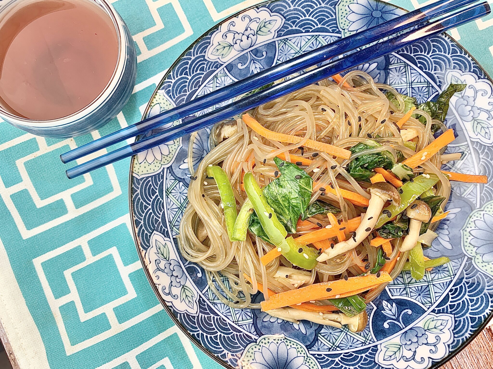 Healthy Vegetarian Japchae Recipe Chef Margot