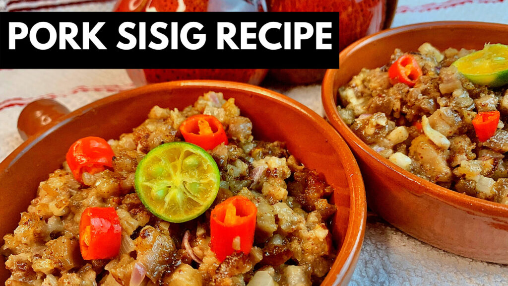 Delicious Pork Sisig Recipe Chef Margot 7348